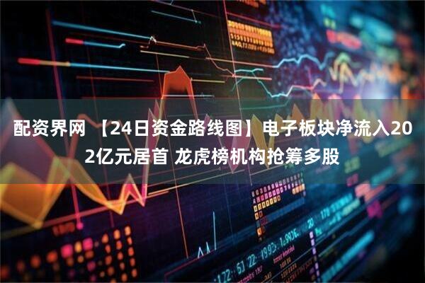 配资界网 【24日资金路线图】电子板块净流入202亿元居首 龙虎榜机构抢筹多股