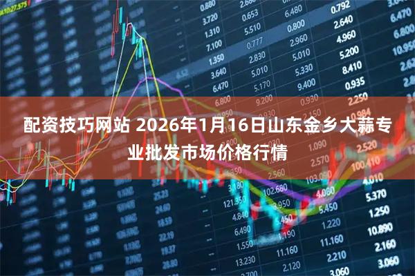 配资技巧网站 2026年1月16日山东金乡大蒜专业批发市场价格行情