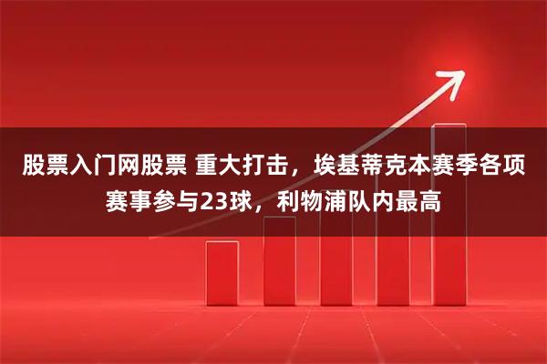 股票入门网股票 重大打击，埃基蒂克本赛季各项赛事参与23球，利物浦队内最高